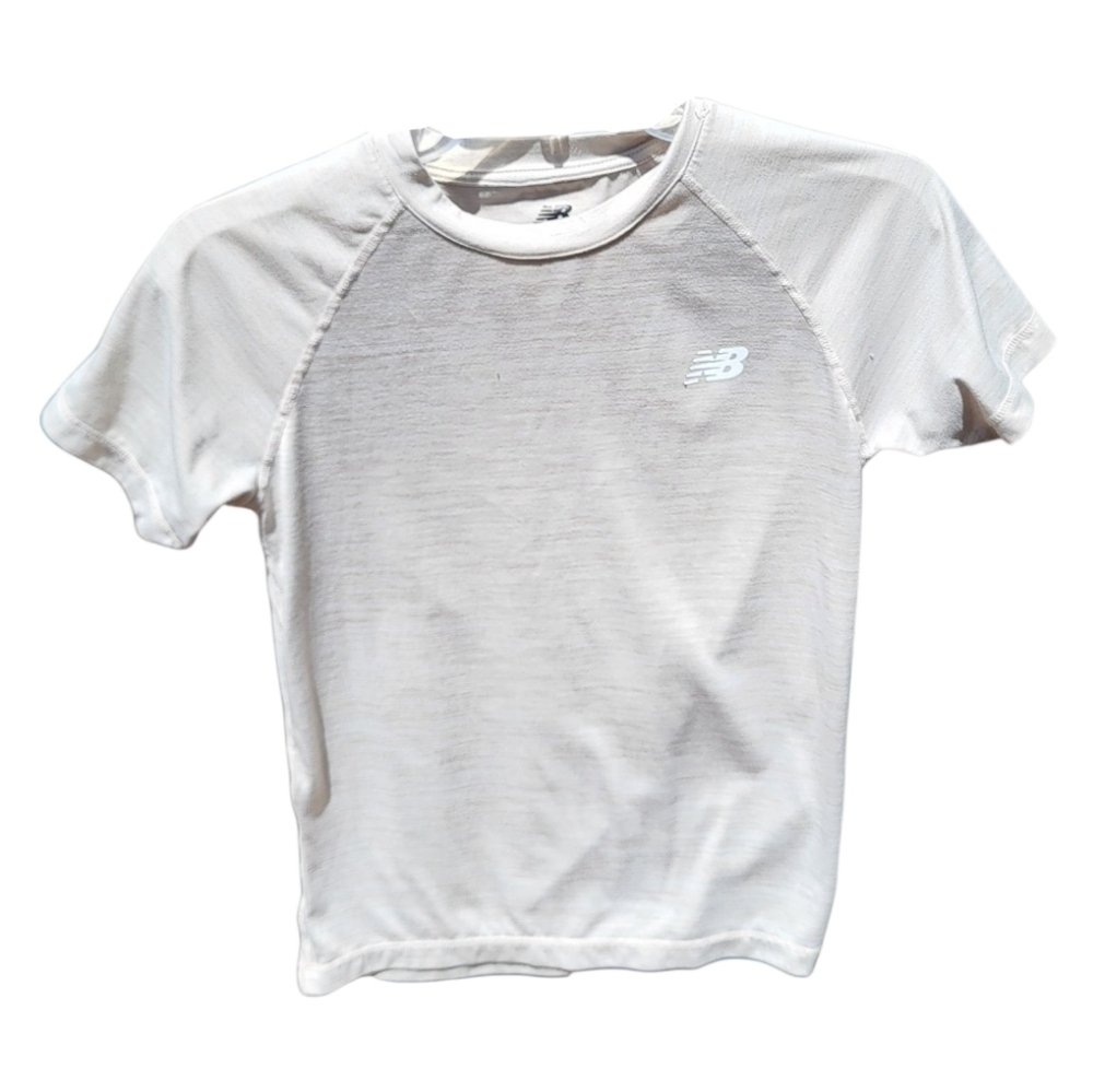 New Balance Kids Putty Short Sleeve Performance Tee - Size M (10-12)